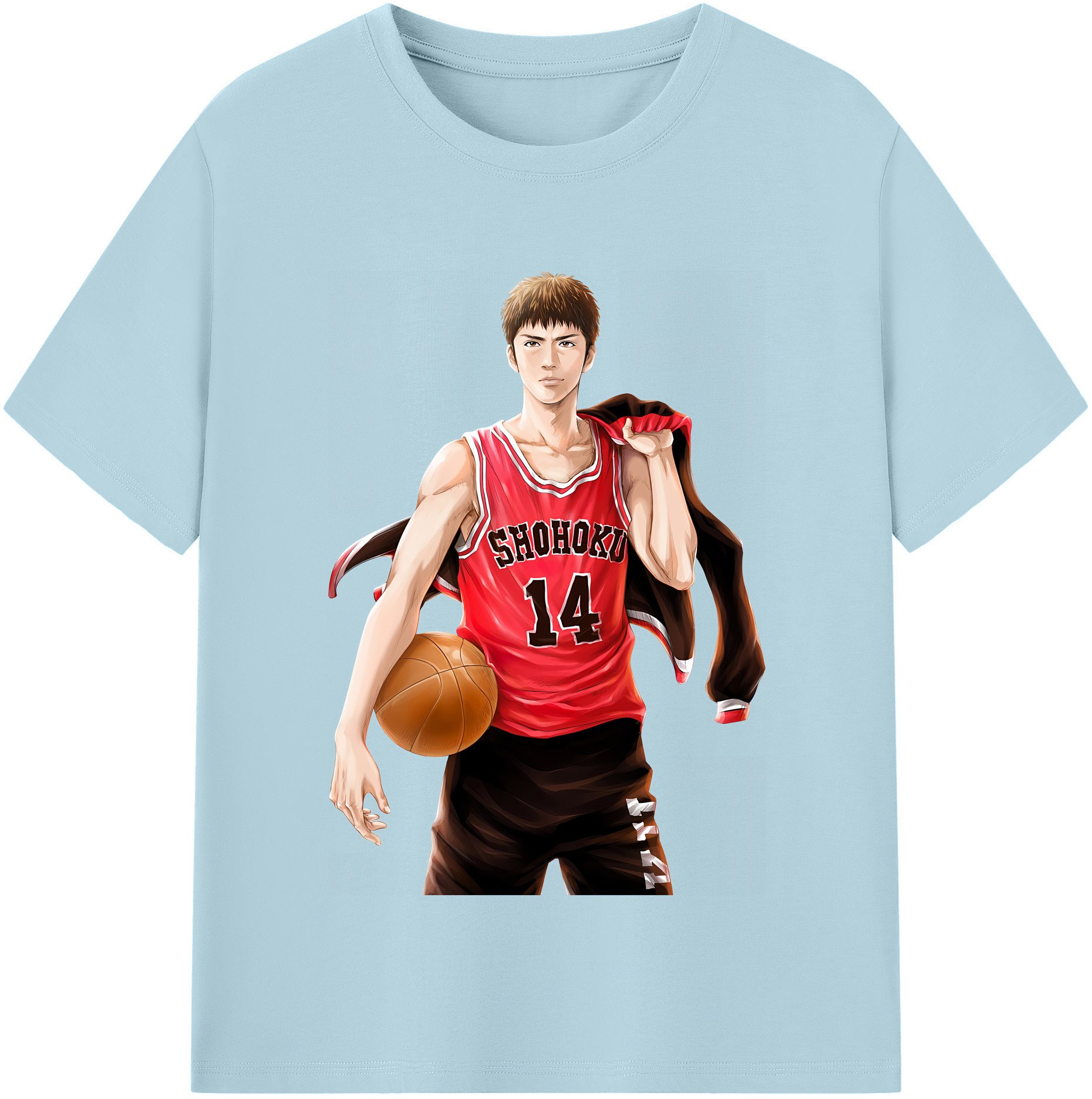 （画像用） SLAM DUNK／スラムダンク 綿100％半袖Tシャツ（フロントプリント）